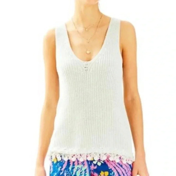 Lilly Pulitzer Sleeveless Sweater Tunic Size Small - Picture 1 of 6